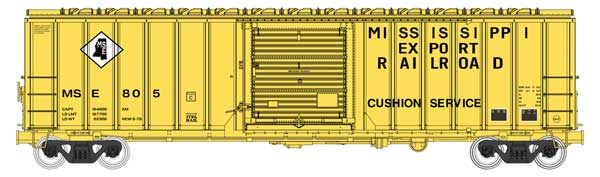 WalthersMainline 910-1885 50' ACF Exterior Post Boxcar - Ready to Run -- Mississippi Export Railroad MSE