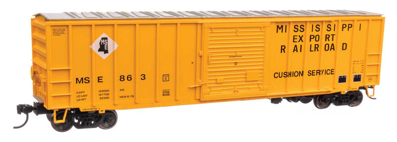 WalthersMainline 910-1886 50' ACF Exterior Post Boxcar - Ready to Run -- Mississippi Export Railroad MSE