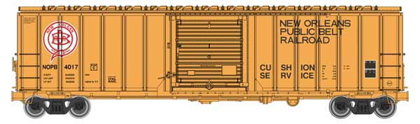 WalthersMainline 910-1889 50' ACF Exterior Post Boxcar - Ready to Run -- New Orleans Public Belt Railroad