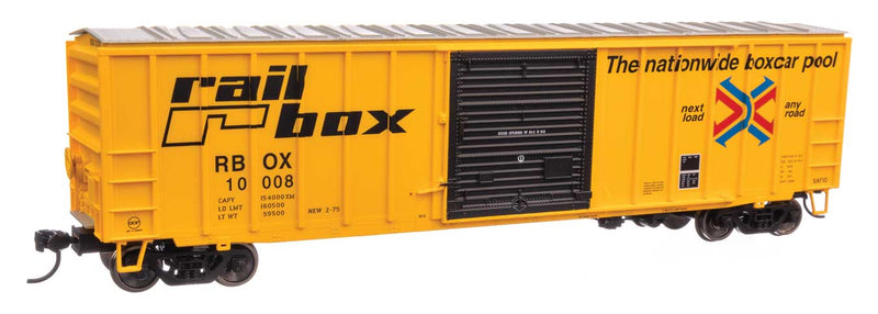 WalthersMainline 910-1892 50' ACF Exterior Post Boxcar - Ready to Run -- Railbox RBOX