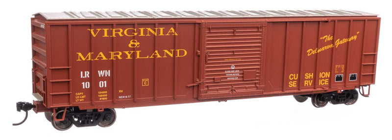 WalthersMainline 910-1896 50' ACF Exterior Post Boxcar - Ready to Run -- Virginia & Maryland LRWN