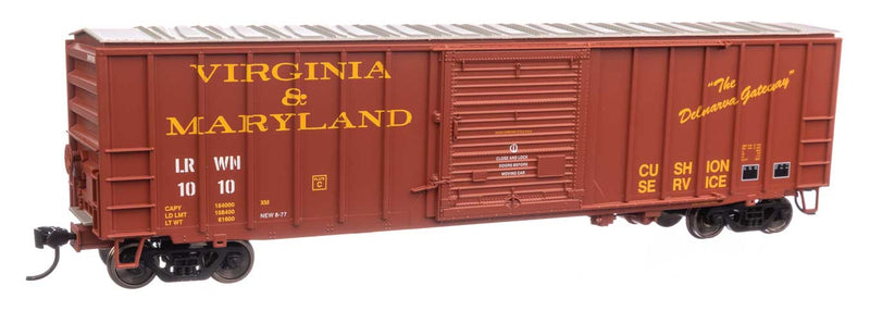 WalthersMainline 910-1897 50' ACF Exterior Post Boxcar - Ready to Run -- Virginia & Maryland LRWN