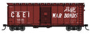 PREORDER Walthers Mainline HO 910-2745 40' AAR Modified 1937 Boxcar, Chicago & Eastern Illinois