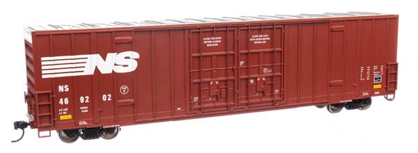 WalthersMainline 910-3030 HO 60' High Cube Plate F Boxcar - Ready to Run - Norfolk Southern