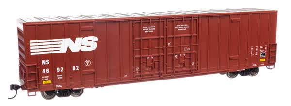 WalthersMainline 910-3030 HO 60' High Cube Plate F Boxcar - Ready to Run - Norfolk Southern