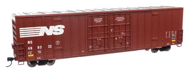 WalthersMainline 910-3032 HO 60' High Cube Plate F Boxcar - Ready to Run - Norfolk Southern