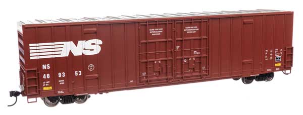 WalthersMainline 910-3033 HO 60' High Cube Plate F Boxcar - Ready to Run - Norfolk Southern