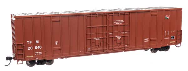 WalthersMainline 910-3035 HO 60' High Cube Plate F Boxcar - Ready to Run - Transportacion Ferroviaria Mexicana