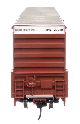 WalthersMainline 910-3035 HO 60' High Cube Plate F Boxcar - Ready to Run - Transportacion Ferroviaria Mexicana