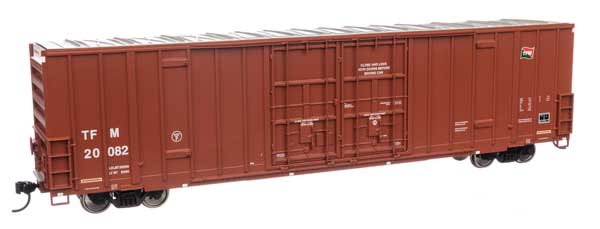 WalthersMainline 910-3037 HO 60' High Cube Plate F Boxcar - Ready to Run - Transportacion Ferroviaria Mexicana