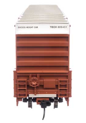 WalthersMainline 910-3038 HO 60' High Cube Plate F Boxcar - Ready to Run - TTX TBOX