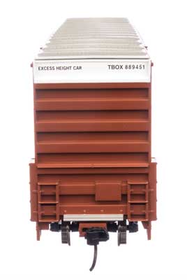 WalthersMainline 910-3038 HO 60' High Cube Plate F Boxcar - Ready to Run - TTX TBOX