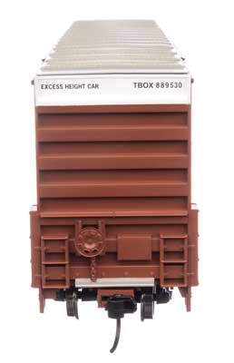 WalthersMainline 910-3041 HO 60' High Cube Plate F Boxcar - Ready to Run - TTX TBOX