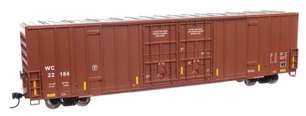 WalthersMainline 910-3052 HO 60' High Cube Plate F Boxcar - Ready to Run - Wisconsin Central