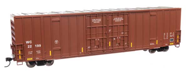 WalthersMainline 910-3053 HO 60' High Cube Plate F Boxcar - Ready to Run - Wisconsin Central