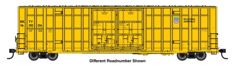 PREORDER Walthers Mainline HO 910-3123 60' High Cube Plate F Horizontal Post Boxcar, Union Pacific BKTY