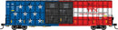 PREORDER Walthers Mainline HO 910-3126 60' High Cube Plate F Horizontal Post Boxcar, TTX