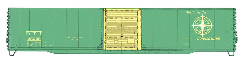 WalthersMainline 910-3364 60' Pullman-Standard Single Door Auto Parts Boxcar - Ready to Run -- Detroit, Toledo & Ironton