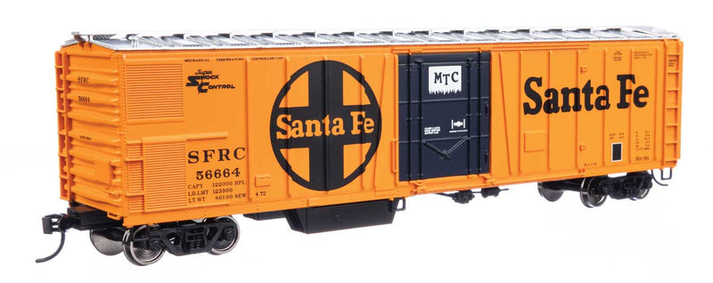 WalthersMainline 910-3776 HO 50' AAR Mechanical Refrigerator Car - Ready-to-Run -- Santa Fe