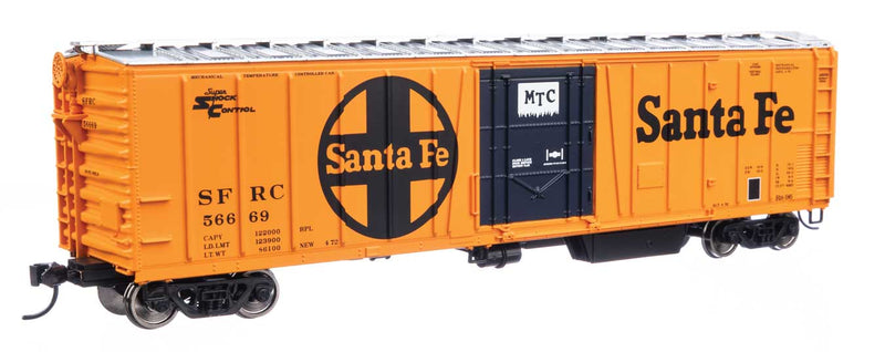 WalthersMainline 910-3777 HO 50' AAR Mechanical Refrigerator Car - Ready-to-Run -- Santa Fe