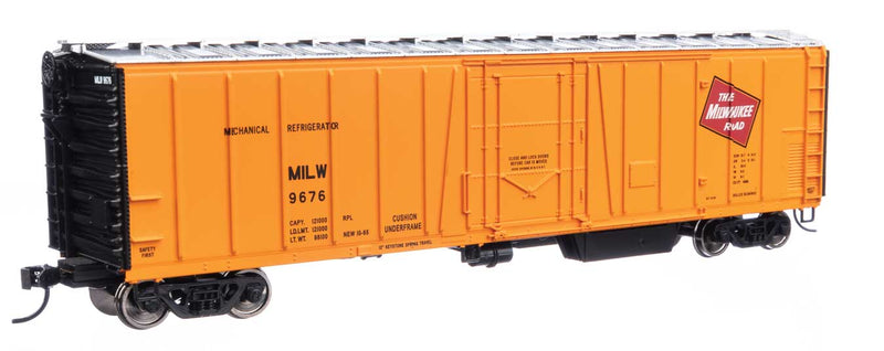 WalthersMainline 910-3787 HO 50' AAR Mechanical Refrigerator Car - Ready-to-Run -- Milwaukee Road