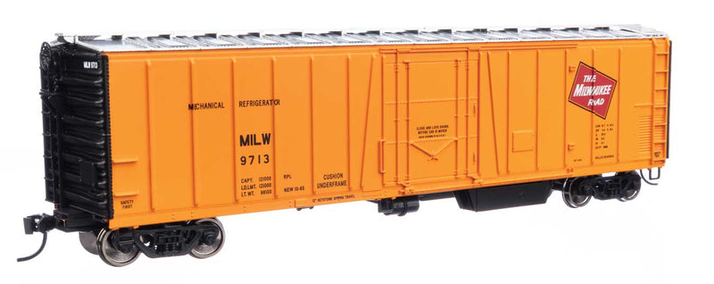 WalthersMainline 910-3789 HO 50' AAR Mechanical Refrigerator Car - Ready-to-Run -- Milwaukee Road