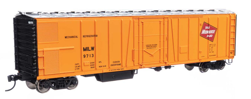 WalthersMainline 910-3789 HO 50' AAR Mechanical Refrigerator Car - Ready-to-Run -- Milwaukee Road