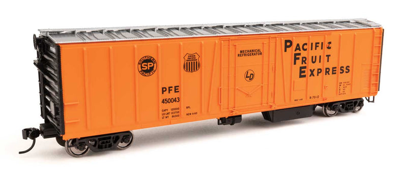 WalthersMainline 910-3790 HO 50' AAR Mechanical Refrigerator Car - Ready-to-Run -- Pacific Fruit Express(TM)