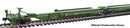 PREORDER Walthers Mainline HO 910-5264 263' Five-Unit All-Purpose 48' Spine Car, Burlington Northern