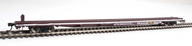 WalthersMainline 910-5516 85' General American G85 Flatcar - Ready to Run -- GTTX (Brown)