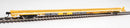 WalthersMainline 910-5520 85' General American G85 Flatcar - Ready to Run -- GTTX (Yellow)