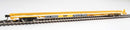 WalthersMainline 910-5522 85' General American G85 Flatcar - Ready to Run -- GTTX (Yellow)