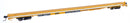 WalthersMainline 910-5557 85' General American G85 Flatcar - Ready to Run -- GTTX (Yellow)