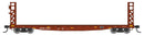WalthersMainline 910-5922 53' GSC Bulkhead Flatcar - Ready to Run -- BNSF