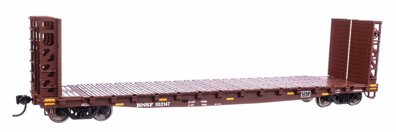 WalthersMainline 910-5922 53' GSC Bulkhead Flatcar - Ready to Run -- BNSF