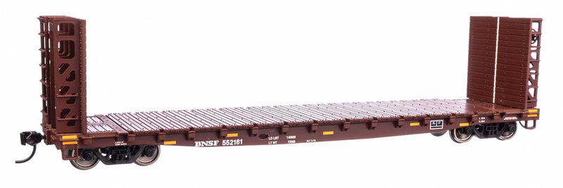 WalthersMainline 910-5924 53' GSC Bulkhead Flatcar - Ready to Run -- BNSF