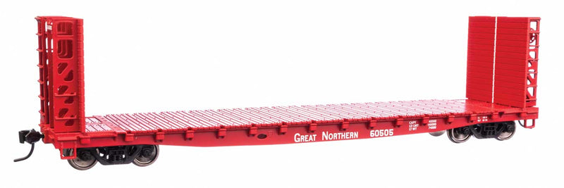 WalthersMainline 910-5928 53' GSC Bulkhead Flatcar - Ready to Run -- Great Northern