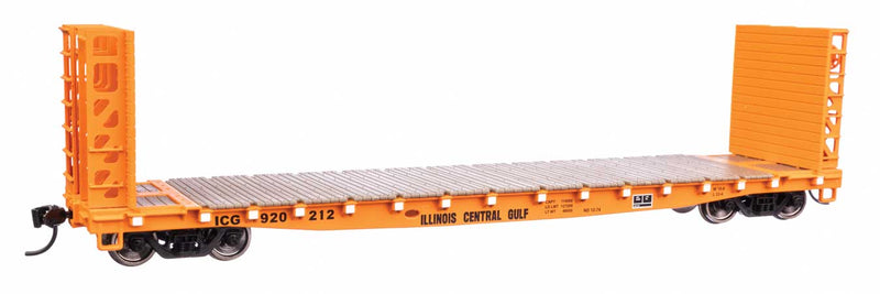 WalthersMainline 910-5931 53' GSC Bulkhead Flatcar - Ready to Run -- Illinois Central Gulf