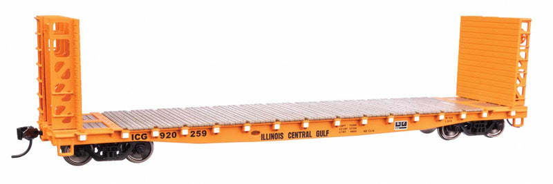 WalthersMainline 910-5932 53' GSC Bulkhead Flatcar - Ready to Run -- Illinois Central Gulf