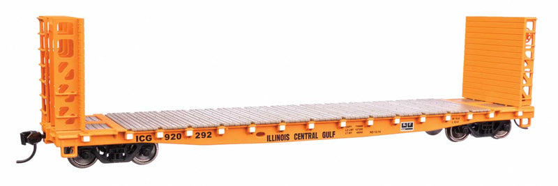 WalthersMainline 910-5933 53' GSC Bulkhead Flatcar - Ready to Run -- Illinois Central Gulf