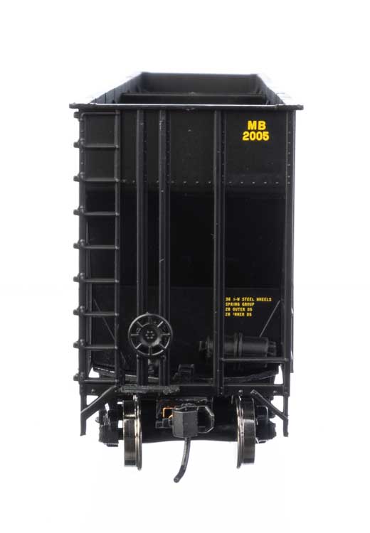 WalthersMainline 910-6761 73'3" Greenville 7,000 Cubic Foot Wood Chip Hopper - Ready to Run -- Meridian & Bigbee