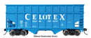 PREORDER Walthers Mainline HO 910-6814 36' Wood Chip Hopper, Celotex NFCX