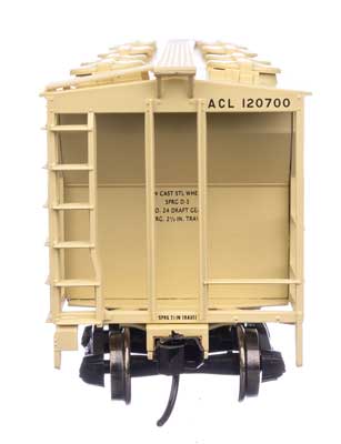 WalthersMainline 910-7039 HO 50' Pullman-Standard PS-2 2893 3-Bay Covered Hopper - Ready to Run - Atlantic Coast Line