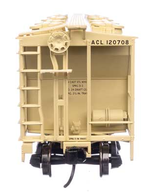 WalthersMainline 910-7040 HO 50' Pullman-Standard PS-2 2893 3-Bay Covered Hopper - Ready to Run - Atlantic Coast Line