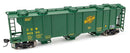 WalthersMainline 910-7045 HO 50' Pullman-Standard PS-2 2893 3-Bay Covered Hopper - Ready to Run - Chicago & North Western(TM)