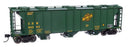 WalthersMainline 910-7045 HO 50' Pullman-Standard PS-2 2893 3-Bay Covered Hopper - Ready to Run - Chicago & North Western(TM)