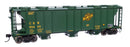 WalthersMainline 910-7046 HO 50' Pullman-Standard PS-2 2893 3-Bay Covered Hopper - Ready to Run - Chicago & North Western(TM)