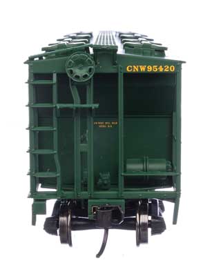 PREORDER WalthersMainline 910-7047 HO 50' Pullman-Standard PS-2 2893 3-Bay Covered Hopper - Ready to Run - Chicago & North Western(TM)