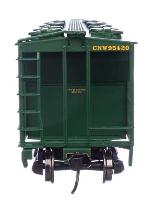 WalthersMainline 910-7047 HO 50' Pullman-Standard PS-2 2893 3-Bay Covered Hopper - Ready to Run - Chicago & North Western(TM)