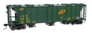 WalthersMainline 910-7048 HO 50' Pullman-Standard PS-2 2893 3-Bay Covered Hopper - Ready to Run - Chicago & North Western(TM)